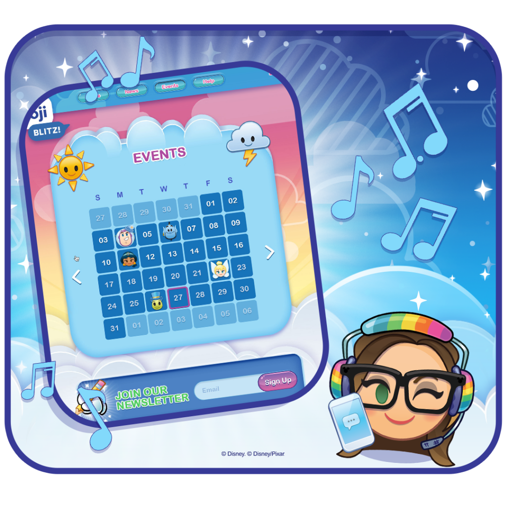 Event Calendar on September 2020 in Disney Emoji Blitz