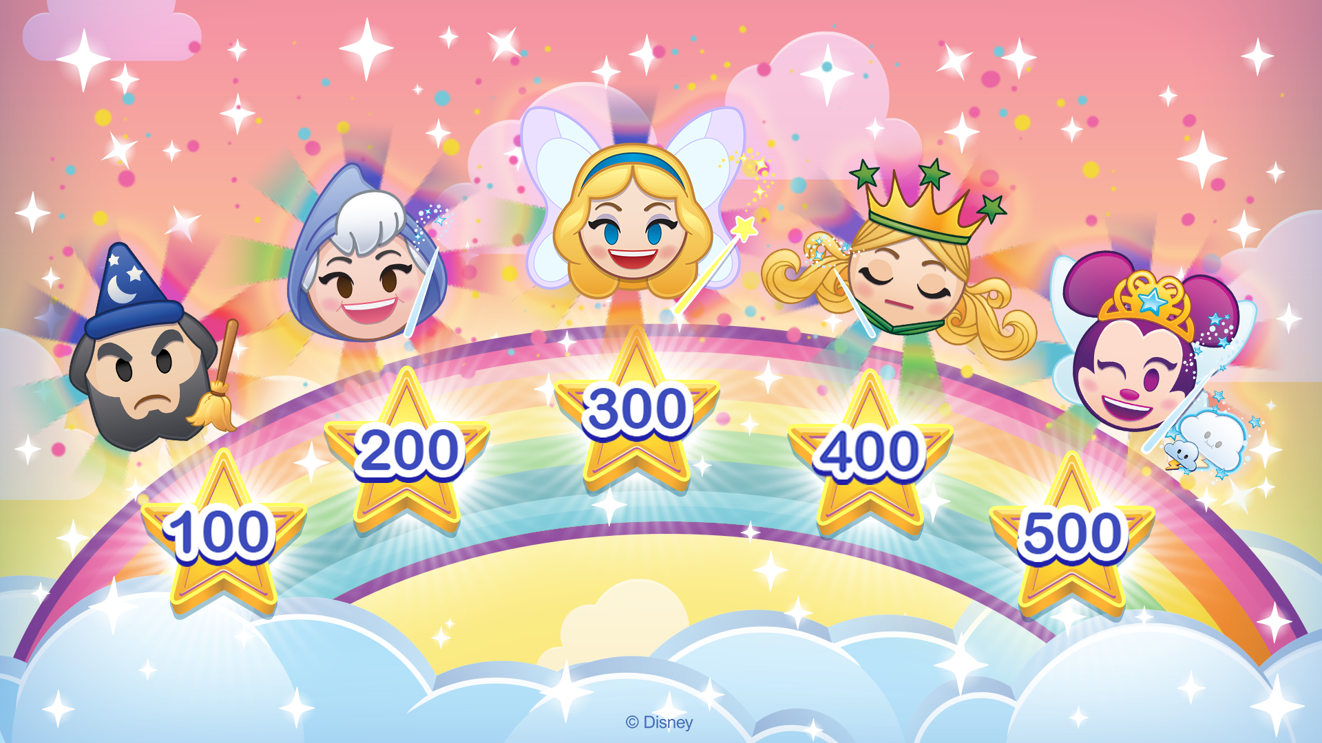 Missions and Levels, Disney Emoji Blitz
