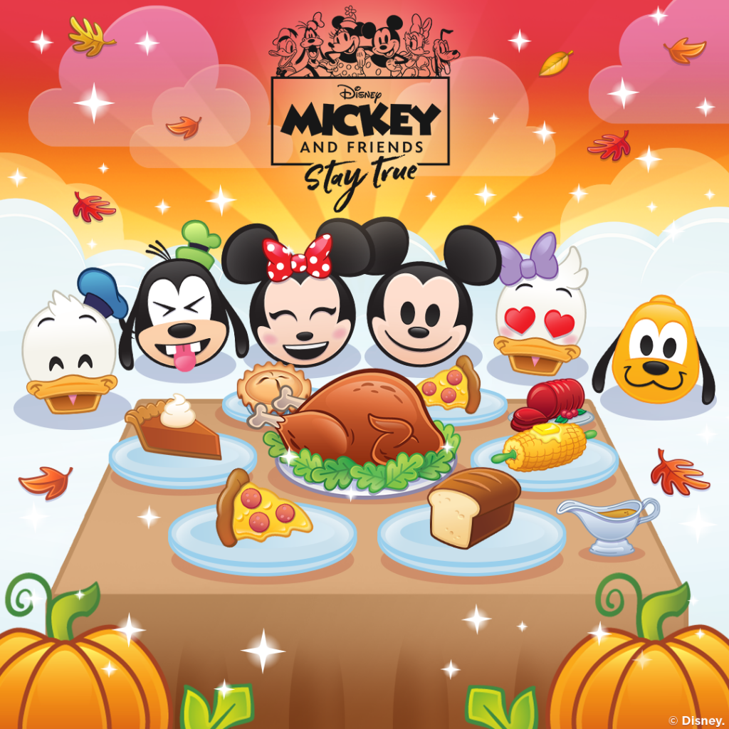 Mickey and Friends(giving) with Disney Emoji Blitz