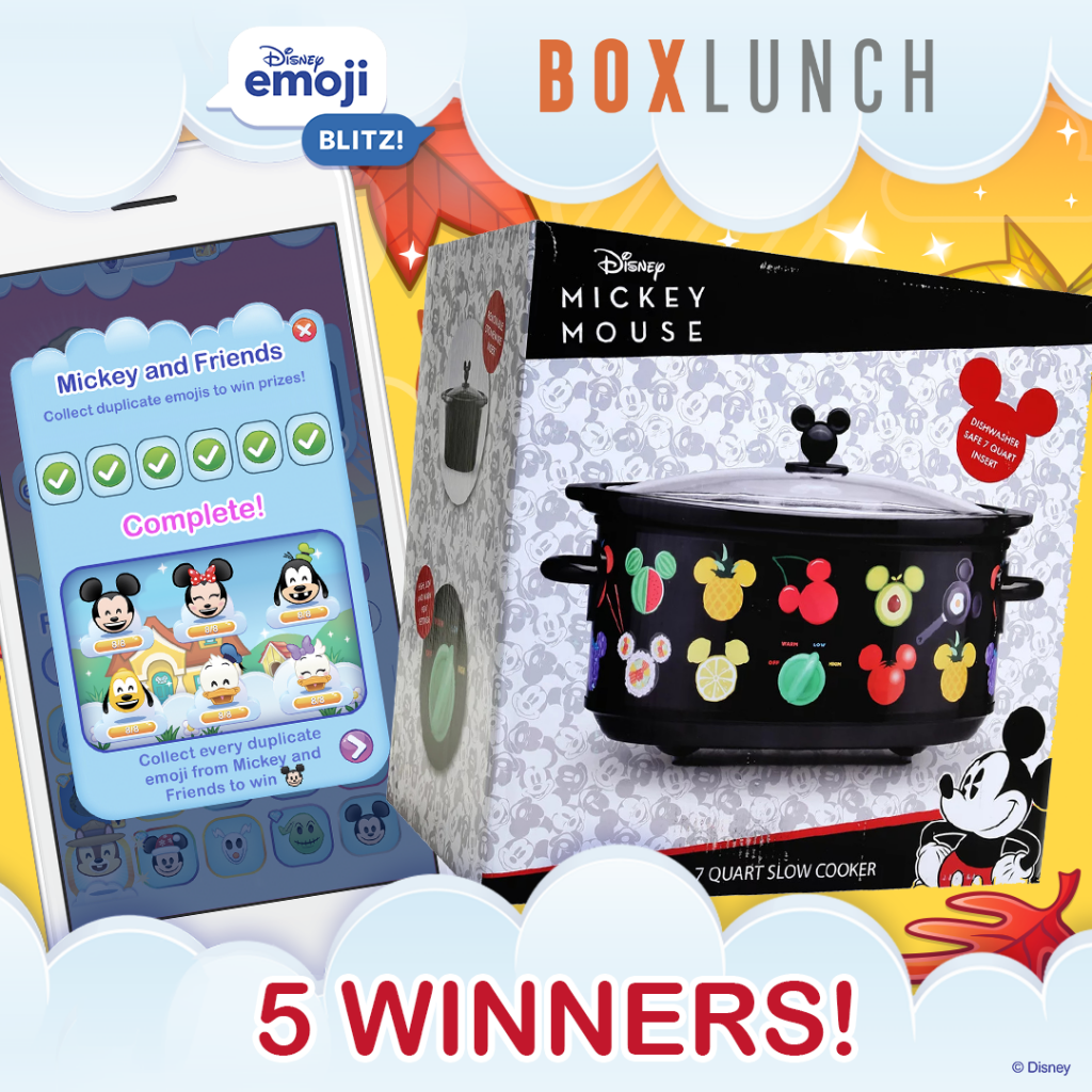 Mickey and Friends(giving) with Disney Emoji Blitz