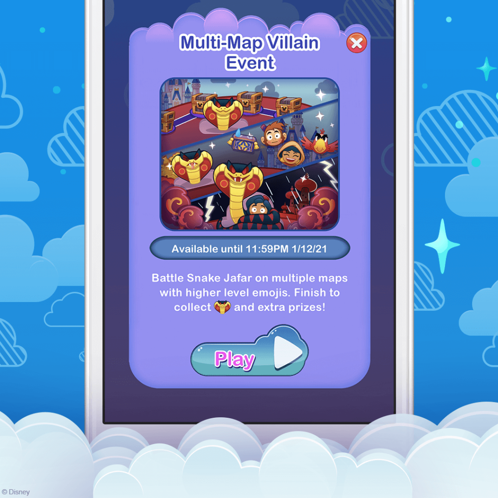 Multi-Map Villain Event, Disney Emoji Blitz