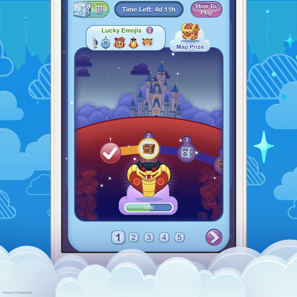 Villain Event Map, Disney Emoji Blitz