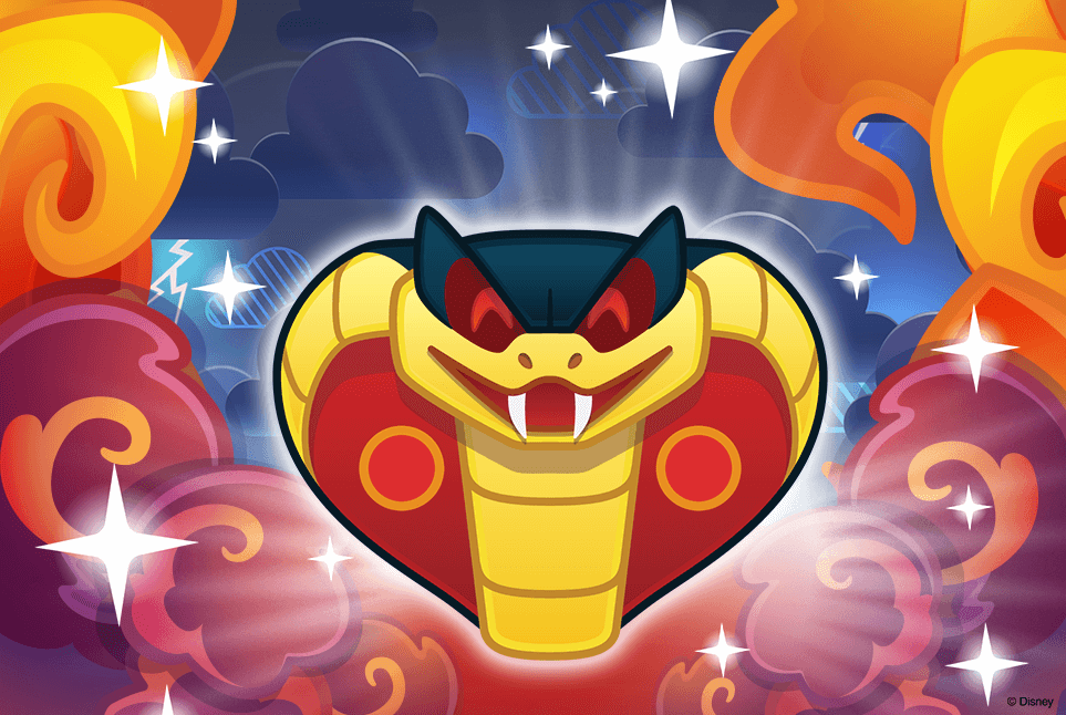 Snake Jafar, Villain and Story Emoji, Disney Emoji Blitz